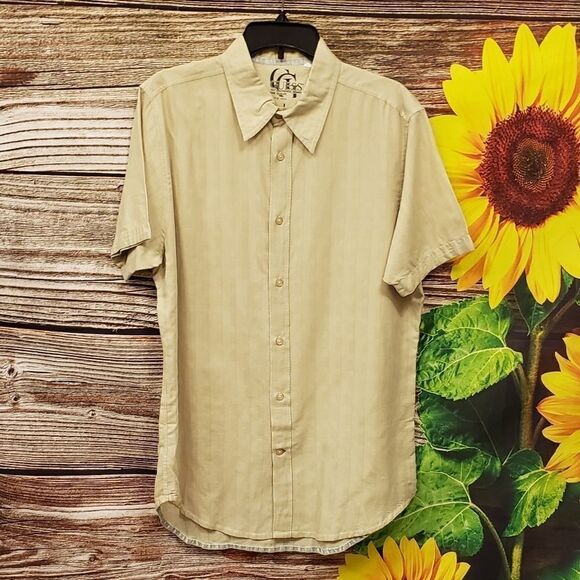 Guess Mens short Sleeve shirt size large pre-owned - Picture 1 of 6